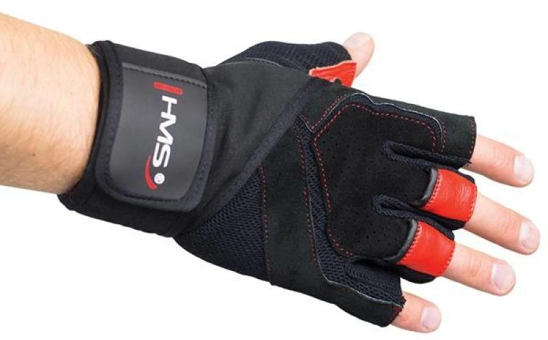 Juodos/Raudonos HMS RST01 rS sportinės pirštinės