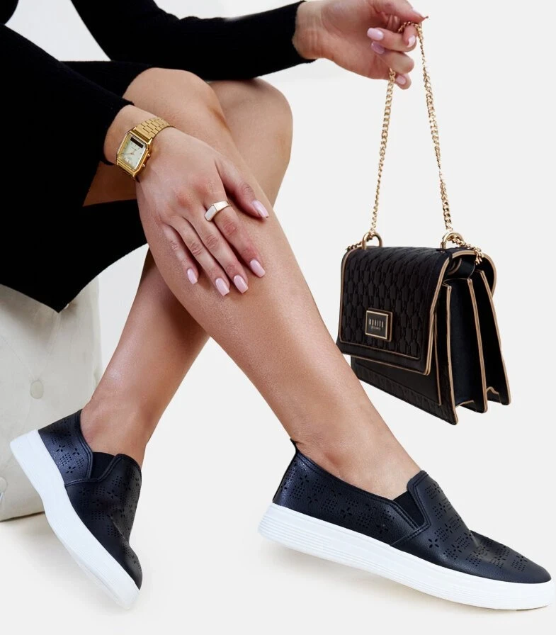 Juodos slip-on Hilal sportbačiai