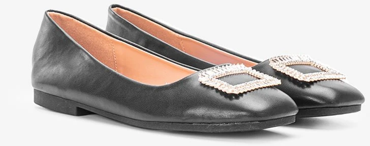 Juodos spalvos balerinos Rhonda