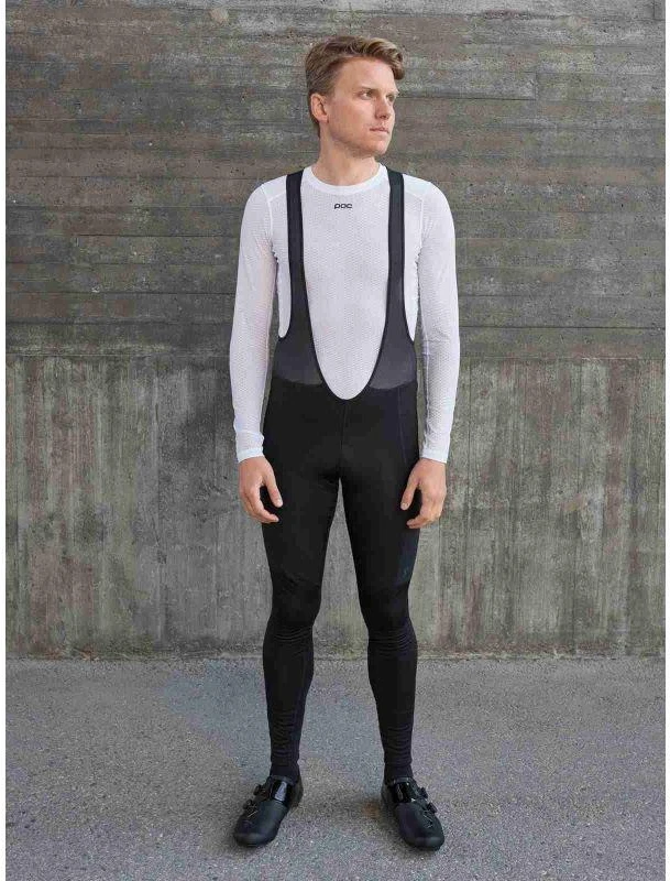 Vyriškos žieminės dviratininko kelnės POC Thermal Cargo Tights, juodos