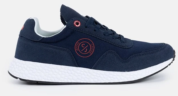 Jūrinės mėlynos spalvos vyriški CROSS JEANS sportiniai bateliai