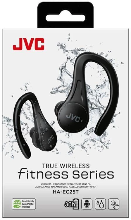 JVC HA-EC25TBU Juodos ausinės į ausis