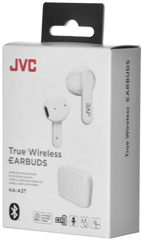 JVC EARBUDS HA-A3T Ausinės HAA-3TWU (WIRELESS, IN-EAR, Baltas)
