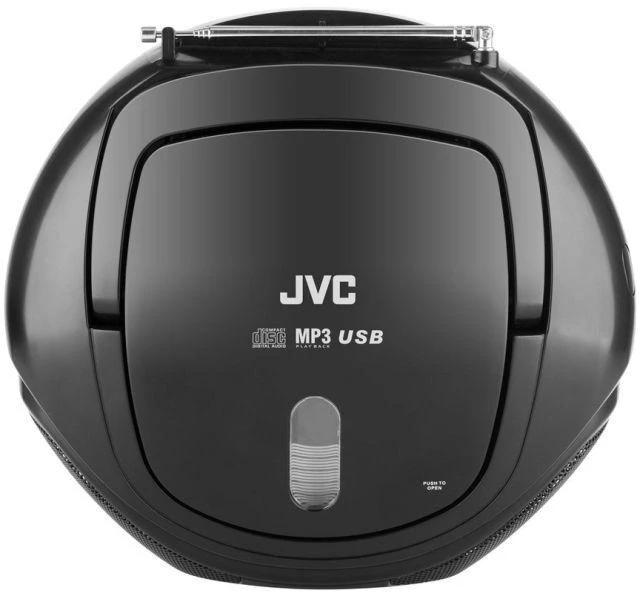JVC RD-E221B nešiojamas radijo grotuvas (Boombox), juodas