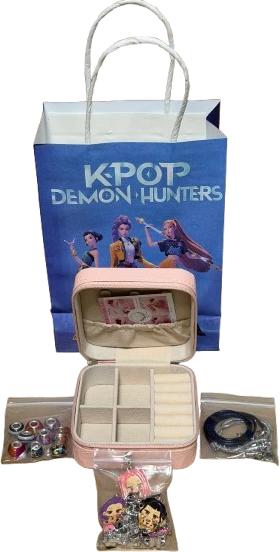 K-pop Demon Hunters Huntrix Apyrankių Vėrimo Rinkinys Pandoros Stiliaus