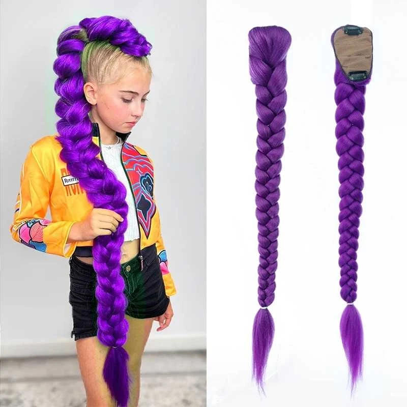 K-Pop Demon Hunters Rumi Plaukų Kasa 66 cm ilgio