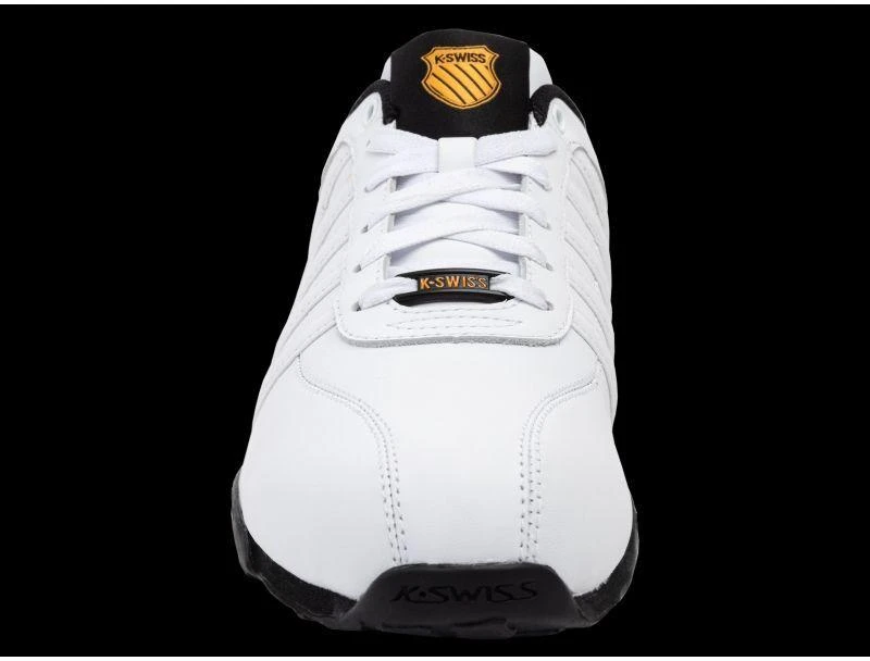 K-swiss ARVEE 1.5 balti/juodi/oranžiniai „POPPY“ kedai (02453-151-M)