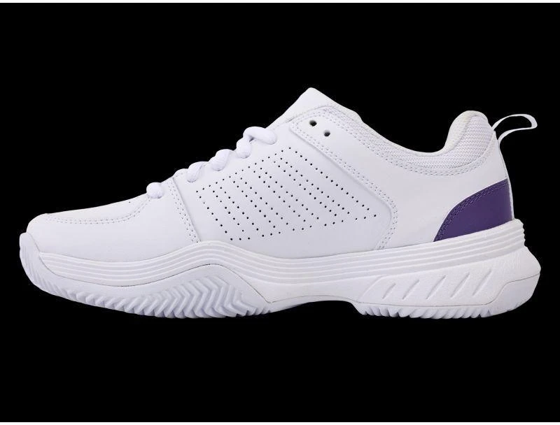 K-Swiss COURT EXPRESS 2 balti/violetinės miglos/neoninės levandos spalvos laisvalaikio bateliai (94428-151-M)