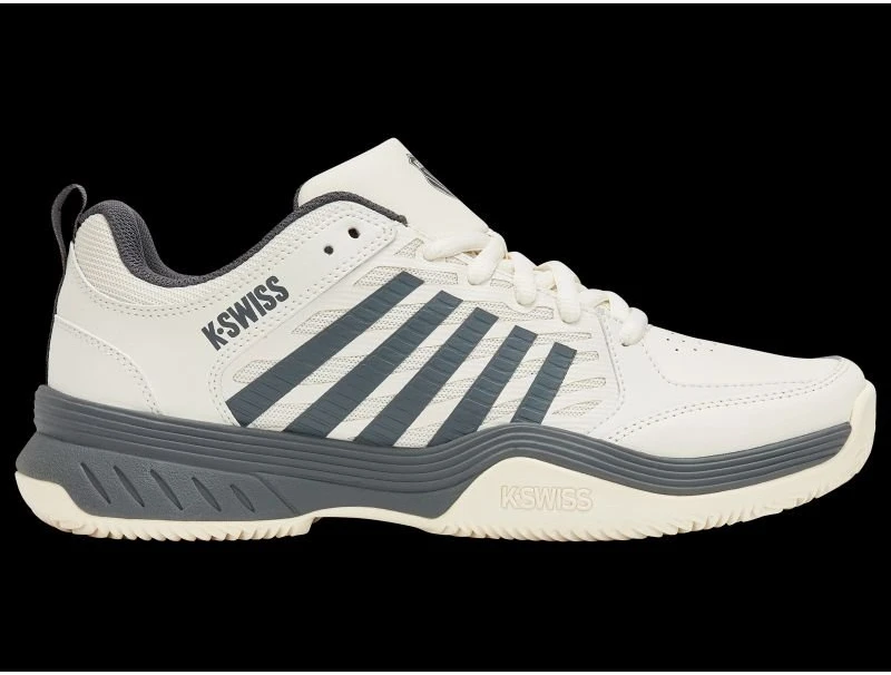 K-Swiss Court Express 2 Clay sportbačiai, smėlio ir pilki