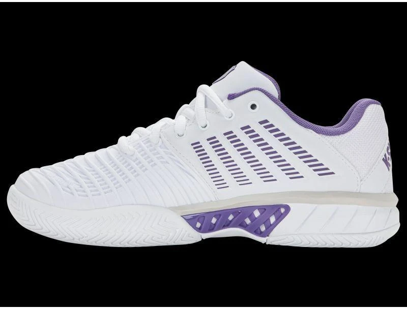 K-swiss EXPRESS LIGHT 3 Baltas/PURPLE HAZE/LUNAR ROCK-M sportbačiai (98562-149-M)