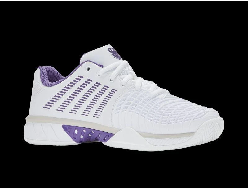 K-swiss EXPRESS LIGHT 3 Baltas/PURPLE HAZE/LUNAR ROCK-M sportbačiai (98562-149-M)