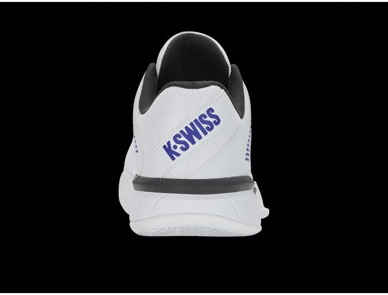 K-Swiss EXPRESS LIGHT 3 balti/akinančiai mėlyni/juodi sportbačiai (08562-165-M)