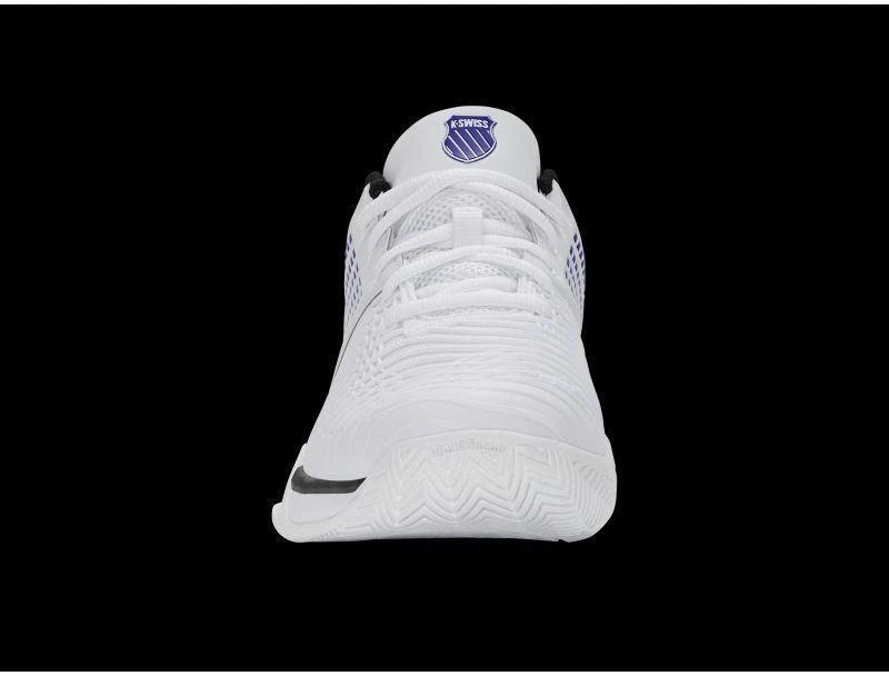 K-Swiss EXPRESS LIGHT 3 balti/akinančiai mėlyni/juodi sportbačiai (08562-165-M)