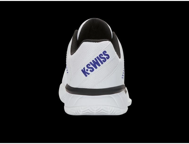 K-swiss EXPRESS LIGHT 3 CLAY balto/ akinančiai mėlyno/juodo atspalvio (08563-165-M) teniso bateliai gruntiniams kortams