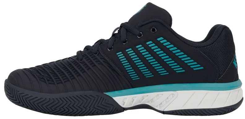 K-Swiss Express Light 3 sportbačiai, juodi su mėlynais akcentais