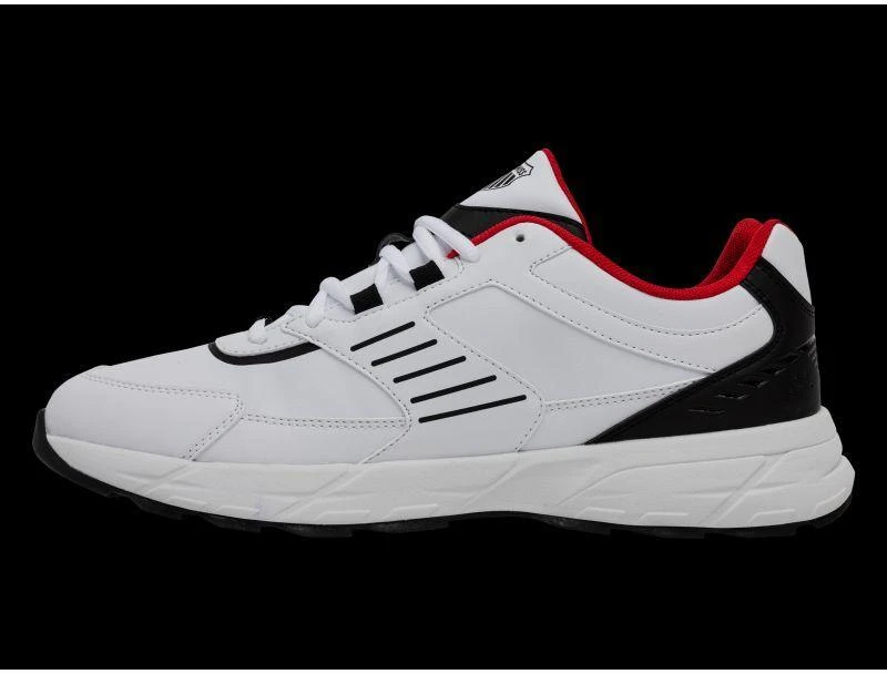 K-swiss FARIO LTH balti/juodi/raudoni (Mars Raudona) sportiniai bateliai (04778-122-M)