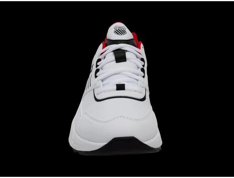 K-swiss FARIO LTH balti/juodi/raudoni (Mars Raudona) sportiniai bateliai (04778-122-M)