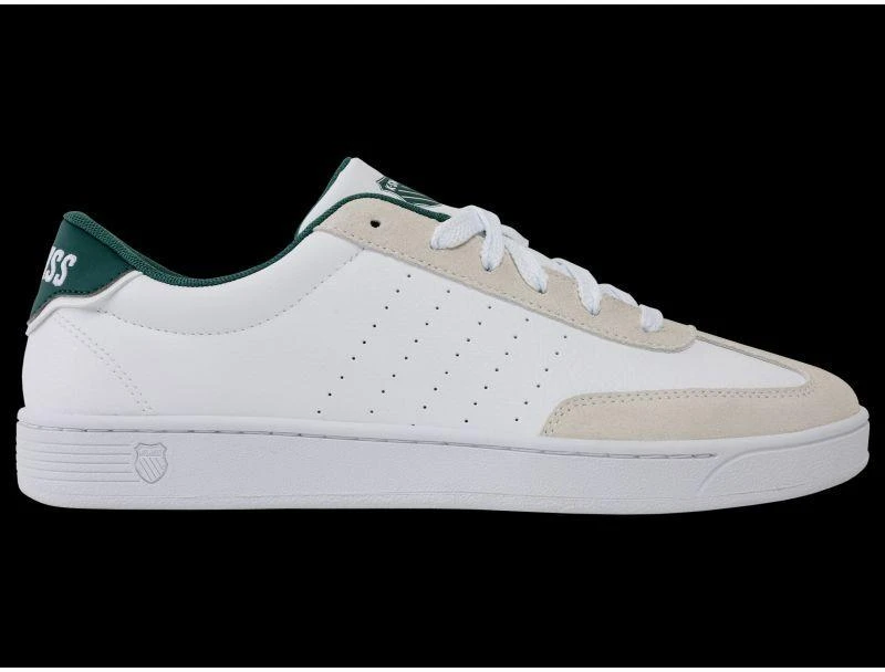 K-swiss kedai COURT BALBOA Baltas/CLOUD DANCER/POSY Žalias-M (04735-168-M)