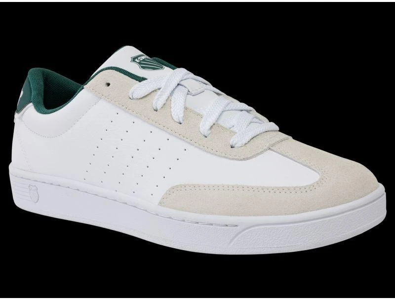 K-swiss kedai COURT BALBOA Baltas/CLOUD DANCER/POSY Žalias-M (04735-168-M)