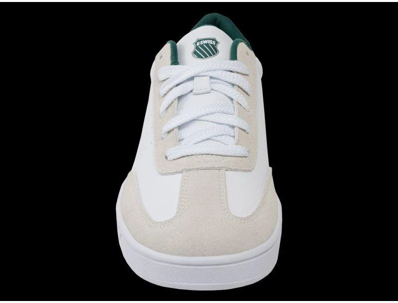 K-swiss kedai COURT BALBOA Baltas/CLOUD DANCER/POSY Žalias-M (04735-168-M)
