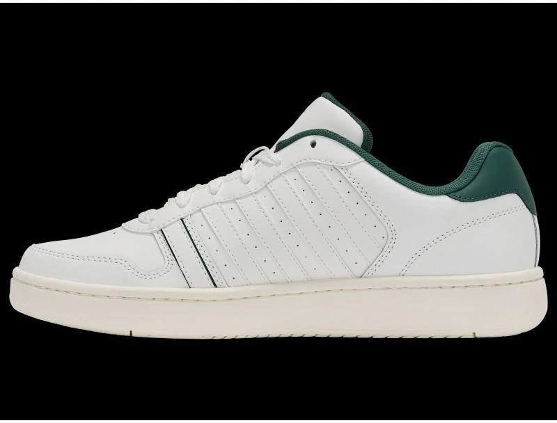 K-Swiss laisvalaikio bateliai COURT PALISADES BRIGHT Baltas/POSY Žalias/SNOW Baltas-M (06931-146-M)