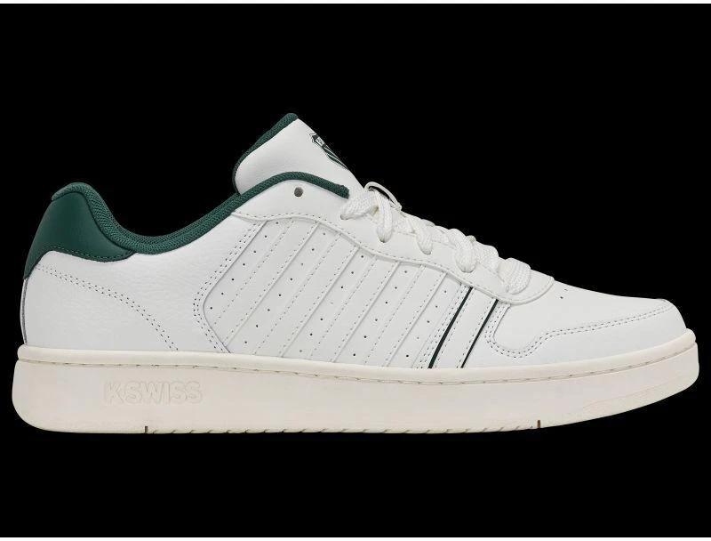 K-Swiss laisvalaikio bateliai COURT PALISADES BRIGHT Baltas/POSY Žalias/SNOW Baltas-M (06931-146-M)