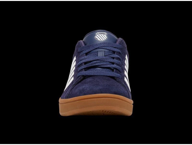 K-Swiss laisvalaikio bateliai COURT TIEBRK II SDE NAVAL ACADEMY/BRIGHT Baltas/GUM-M (09492-465-M)