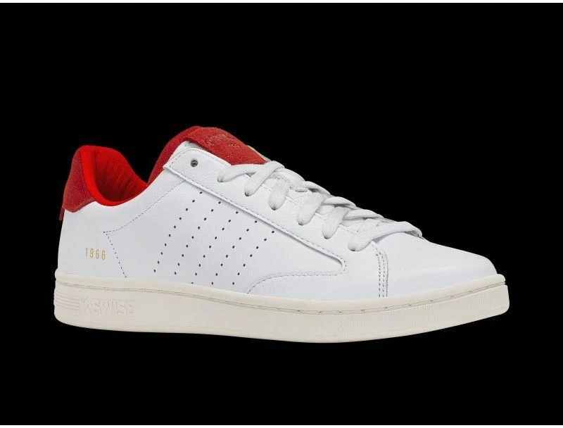 K-swiss LOZAN KLUB LTH Baltas/MARS Raudonas/SNOW Baltas-M sportbačiai (07263-113-M)
