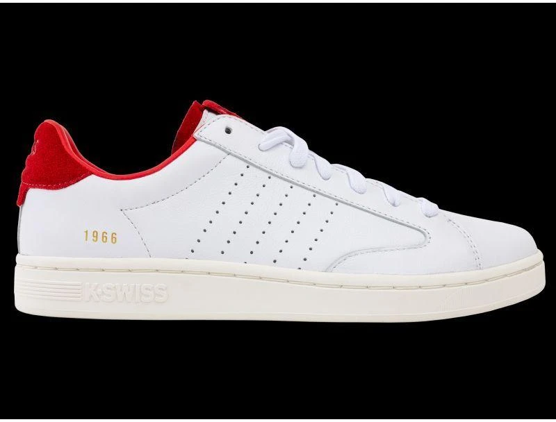 K-swiss LOZAN KLUB LTH Baltas/MARS Raudonas/SNOW Baltas-M sportbačiai (07263-113-M)