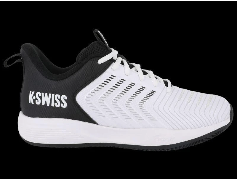 K-swiss ULTRASHOT LIGHT CLAY WHIT/Juodas-M sportbačiai (04742-102-M)