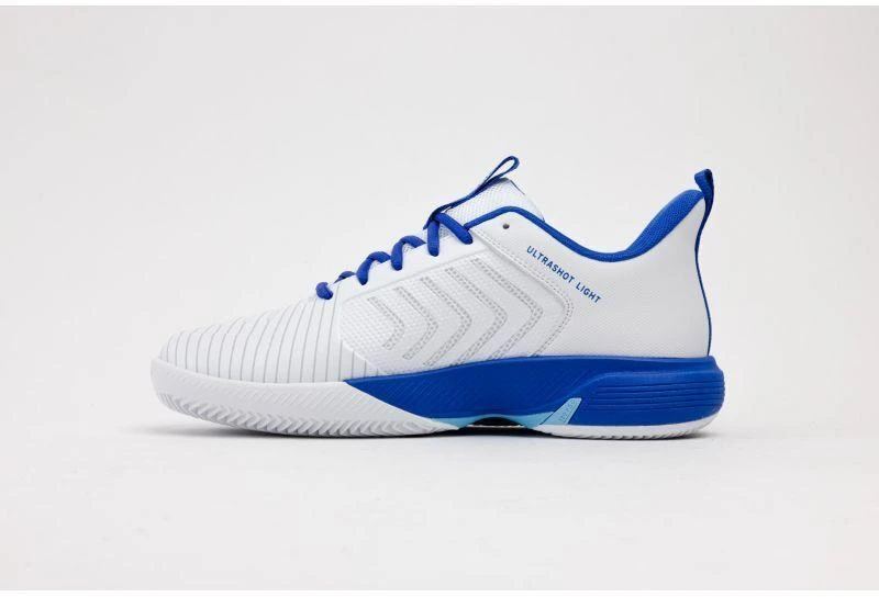 K-Swiss ULTRASHOT LIGHT CLAY WHT/DZLNGBL/BLTCS-M sportiniai bateliai (04742-158-M)
