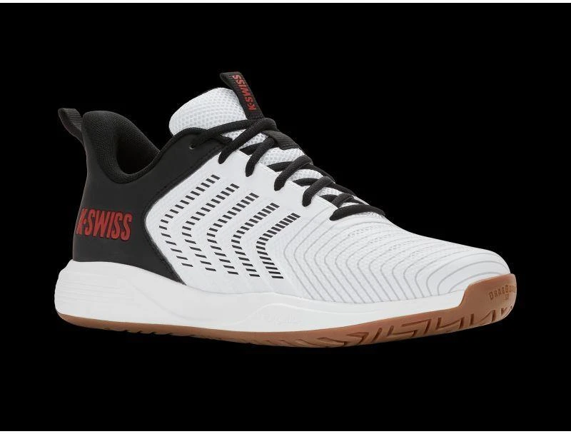 K-swiss ULTRASHOT TR INDR Baltas/Juodas/HIGH RISK Raudonas-M sportiniai bateliai (04602-153-M)