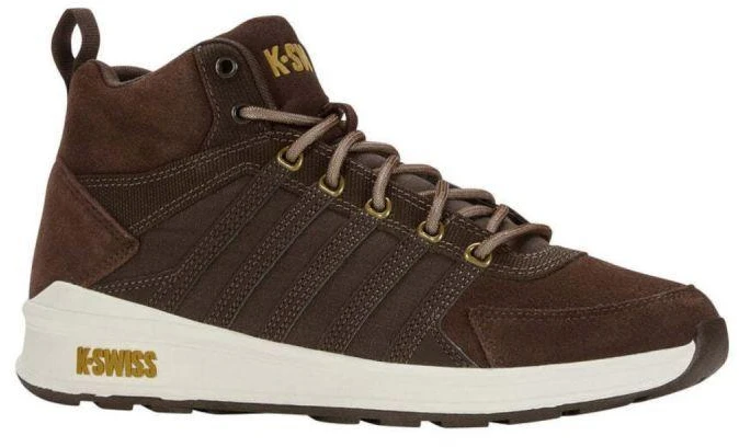 K-Swiss Vista Trainer MID WNT Vyriški zomšiniai sportbačiai, rudi (07145-229-M)
