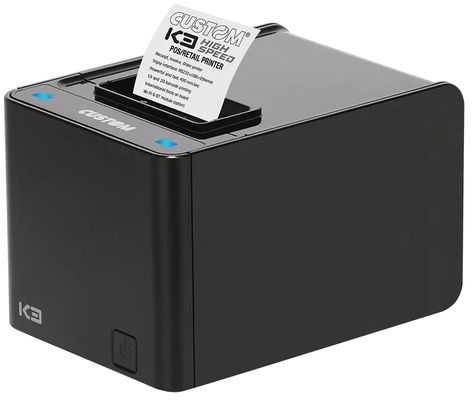 Spausdintuvas Custom K3 HIGH SPEED Tinklinis USB 232 Juodas - CN
