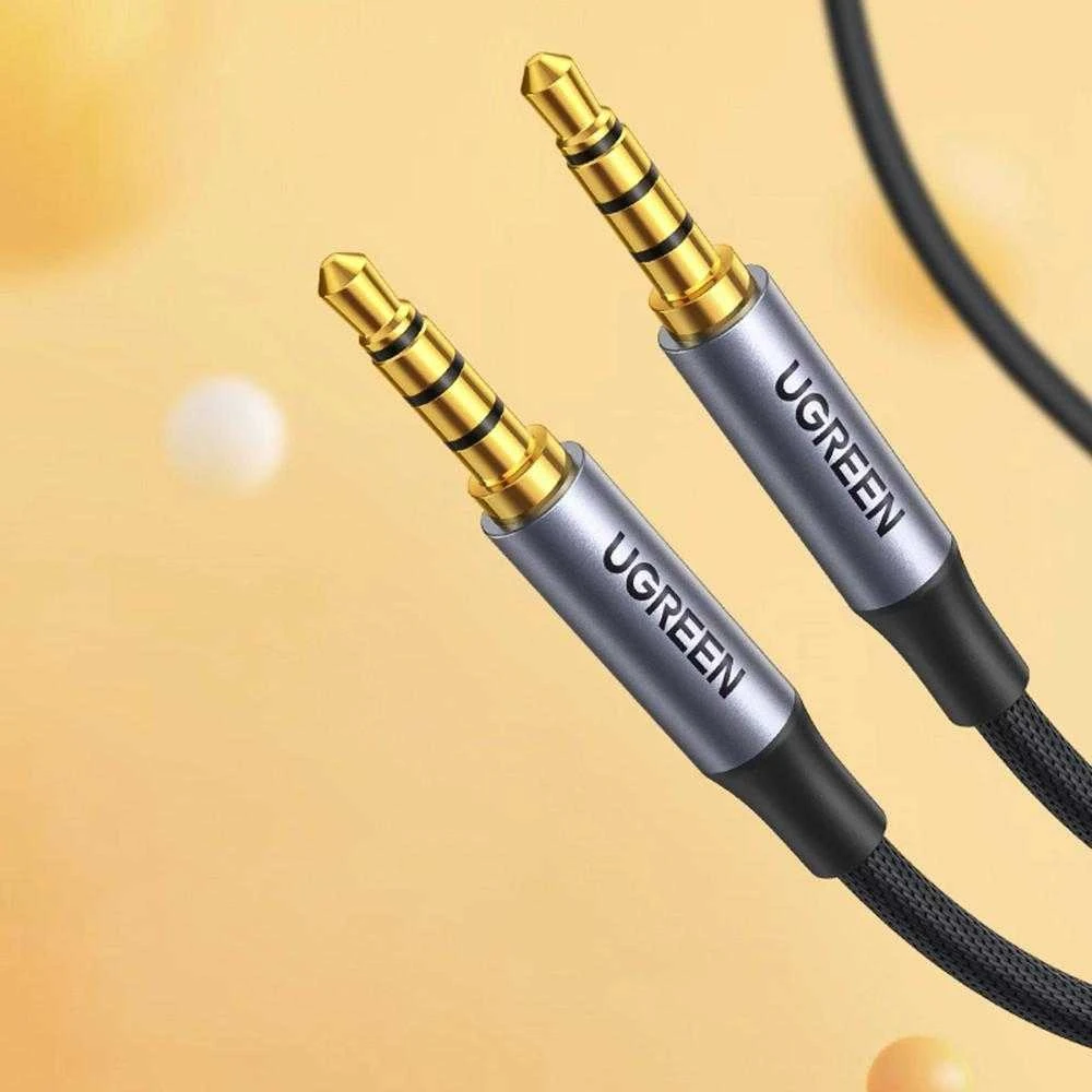 Ugreen AV183 20785 laidas 3.5mm mini jack / 3.5mm mini jack 3m – pilkos spalvos