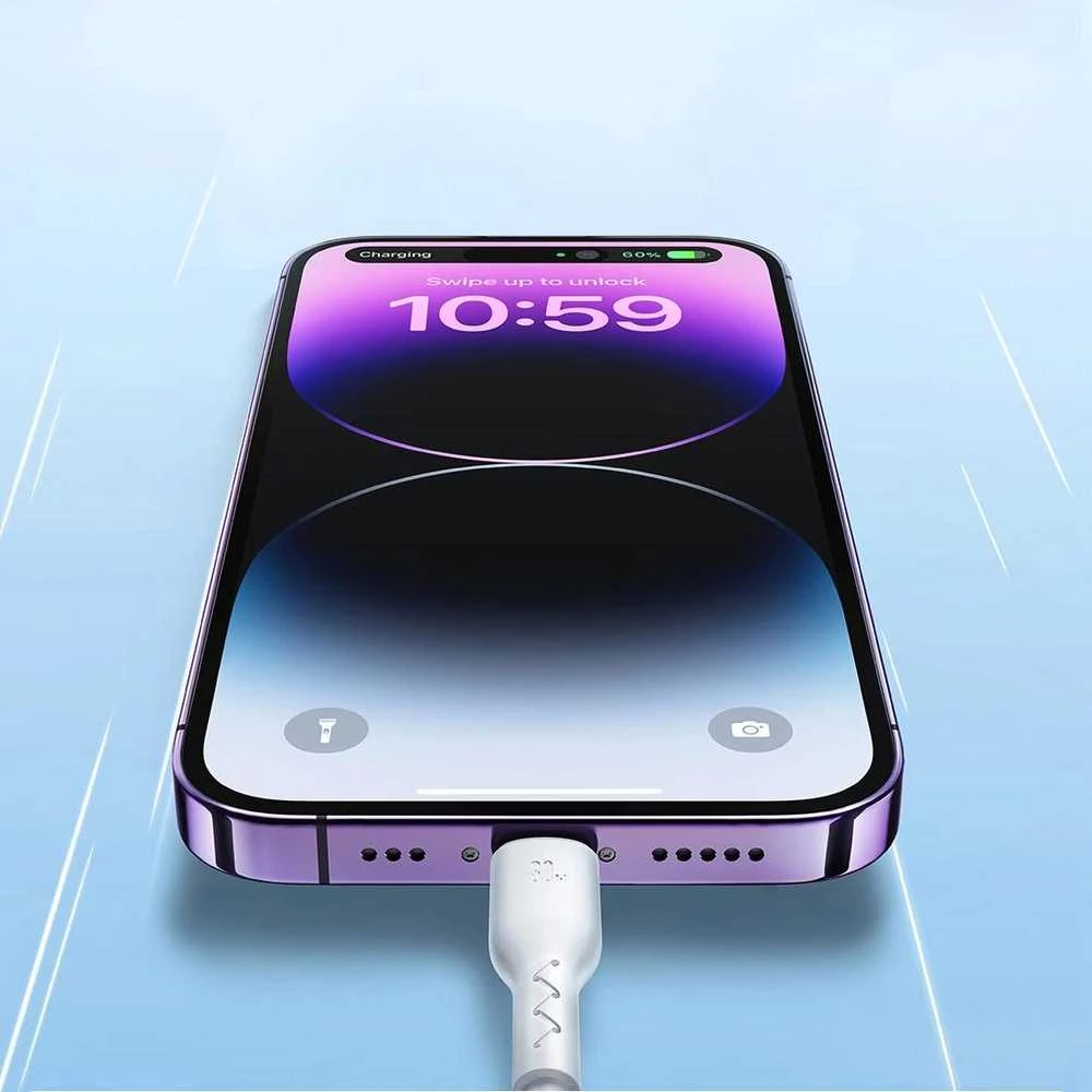 Joyroom Flash-Charge Series SA26-CL3 USB-C / Lightning kabelis 30W 1m - juodas