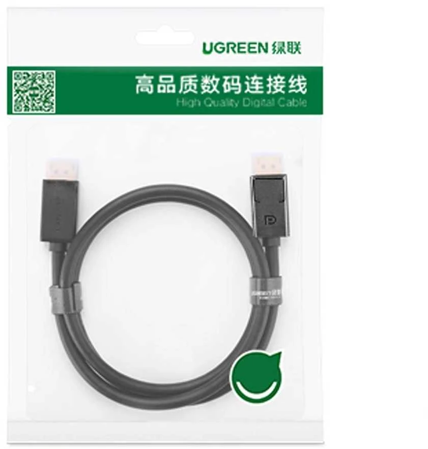 Ugreen DisplayPort į DisplayPort kabelis DP102 4K 3D 3 m - Juodas