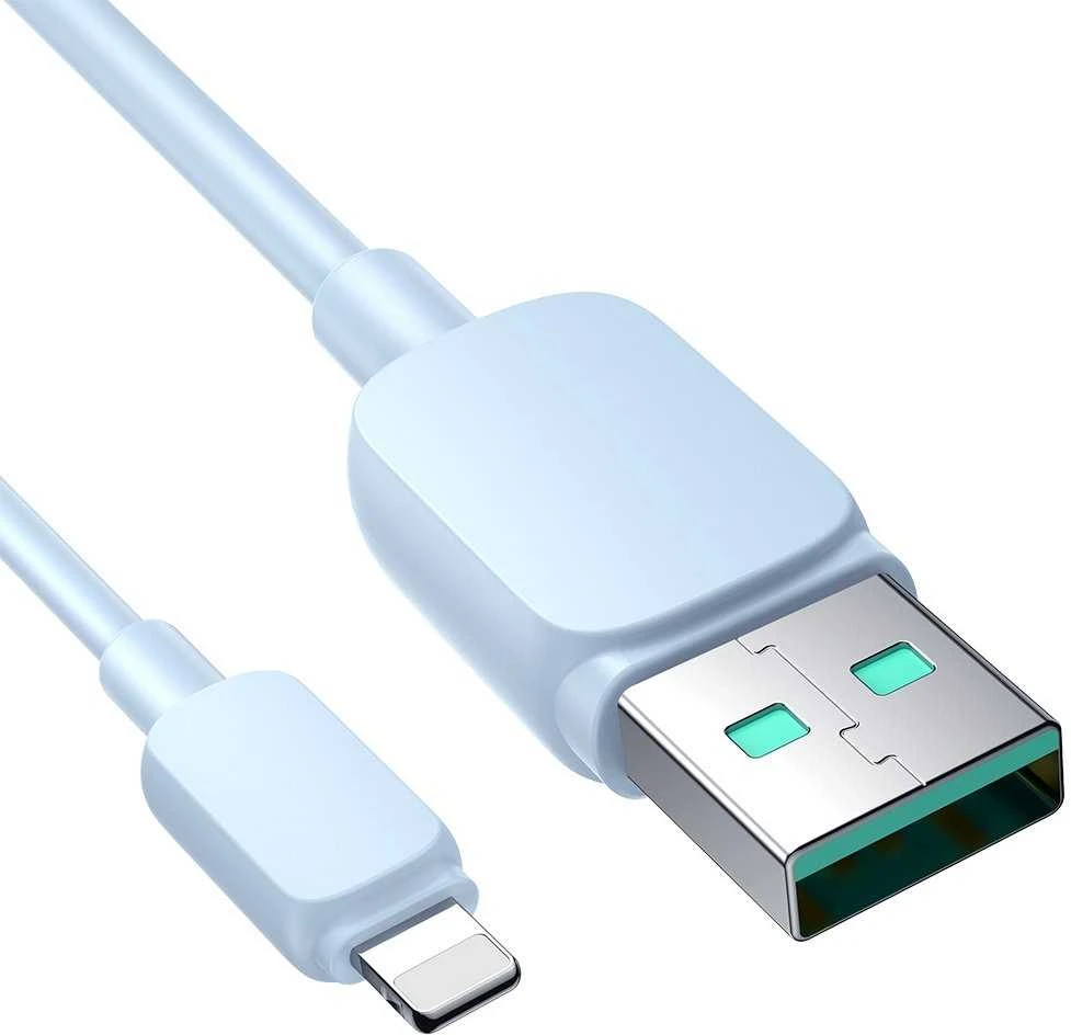 USB kabelis Joyroom (S-AL012A14) lightning (2.4A) 1.2m mėlynas