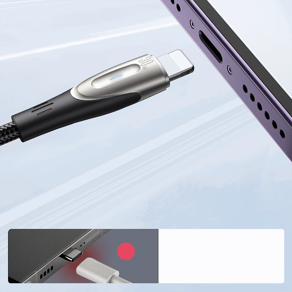 Joyroom Kabelis Pioneer 30W USB C prie Lightning SA31-CL3 / 30W/ 1.2m (juodas)