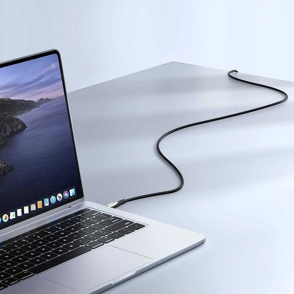 Joyroom Star-Light Series SA27-CC5 USB-C / USB-C kabelis 100W 1.2m – juodos spalvos