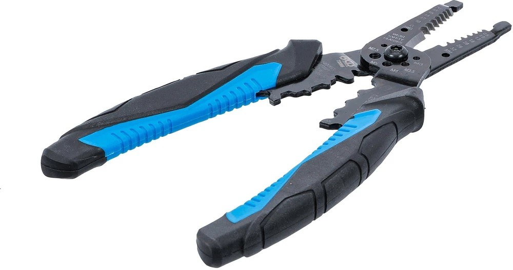 Kabelių izoliacijos nuėmimo ir užspaudimo replės | 210 mm (72095)