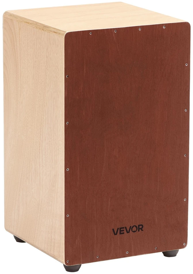 VEVOR Didelis klevo medienos cajon būgnas su stygomis