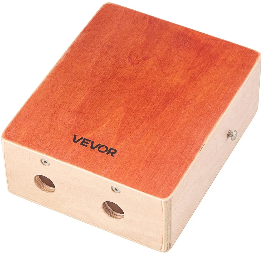 VEVOR Medinė cajon būgnas su gitaros stygomis