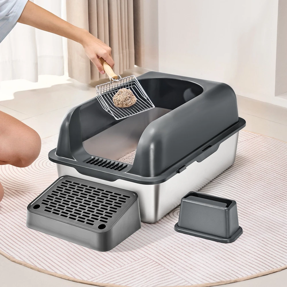 VEVOR Gilus 15 cm kačių tualetas su filtru