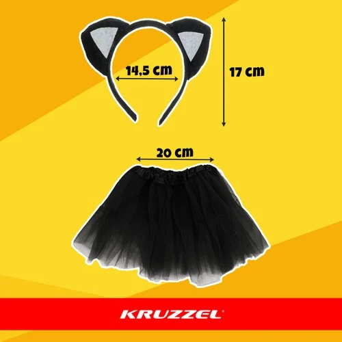 Kitten costume - 7-piece set Kruzzel 26474