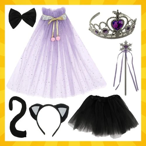 Kitten costume - 7-piece set Kruzzel 26474