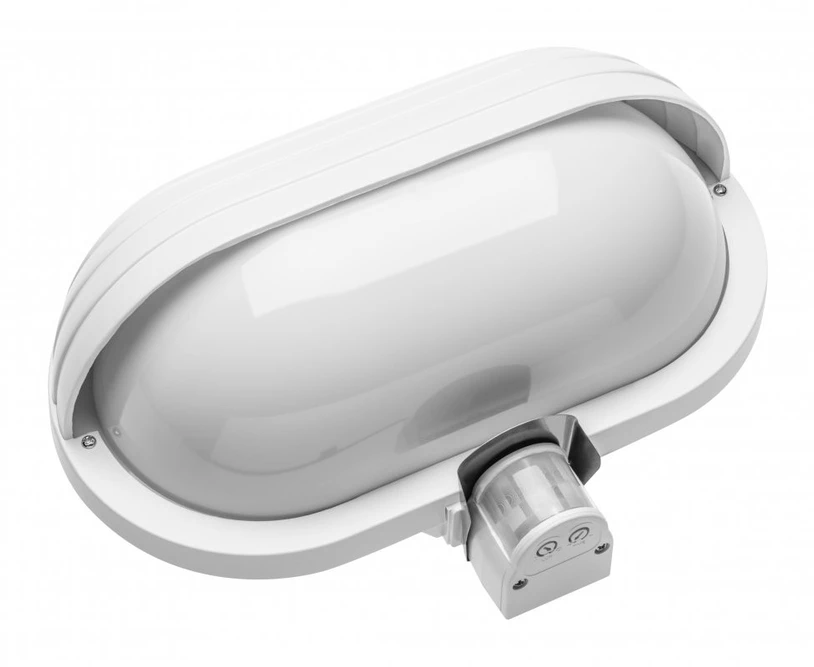 Sieninis šviestuvas GTV Priekinis šviestuvas su jutikliu, maks. 60 W, E27, AC220-240 V, 50/60 Hz, šviesos kampas 1