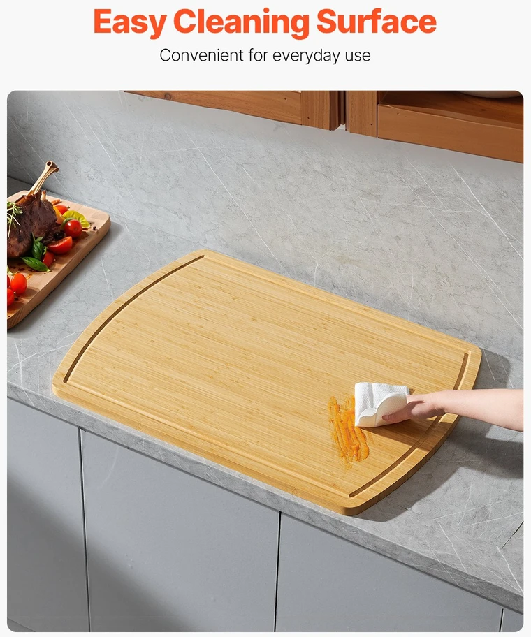 VEVOR Bambuko medienos dangtis viryklei