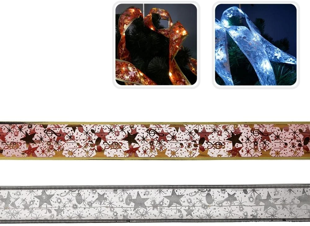 Kalėdinė LED juostelė, 5,2 m, 50 LED, šiltai balta