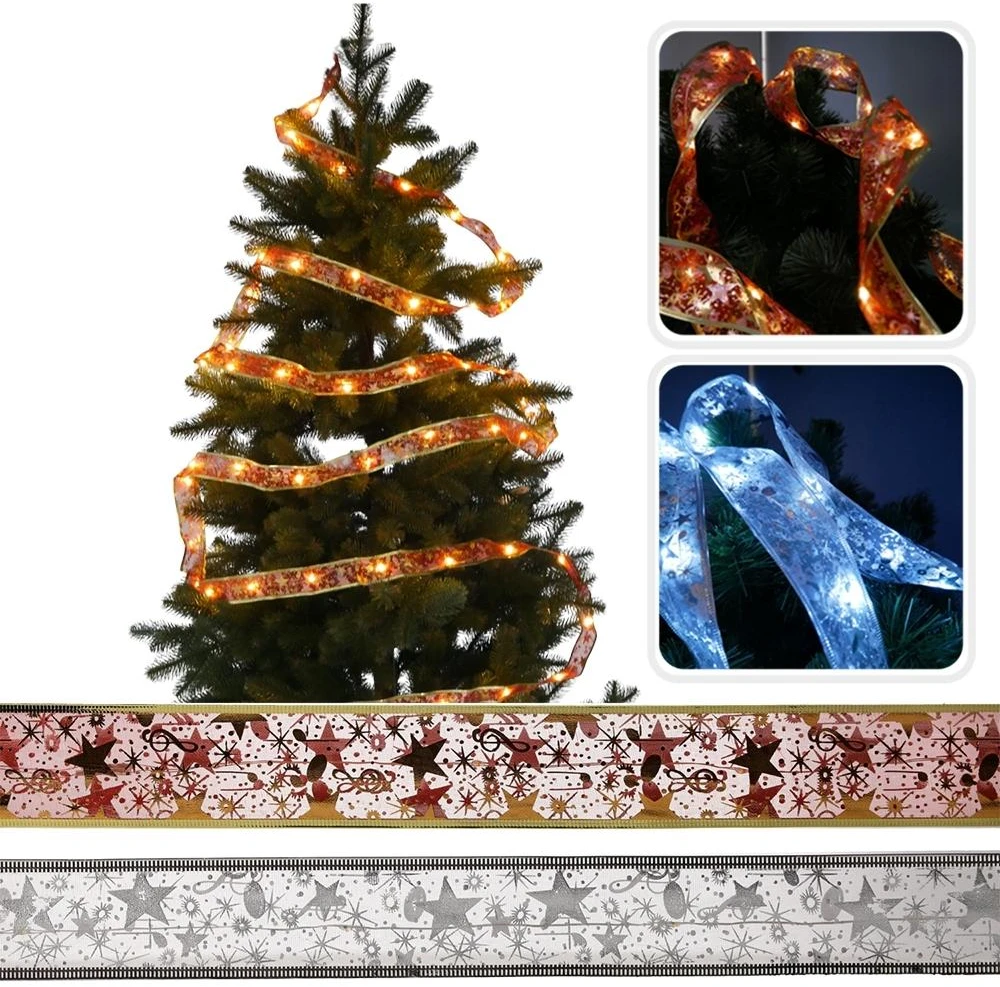 Kalėdinė LED juostelė, 5,2 m, 50 LED, šiltai balta